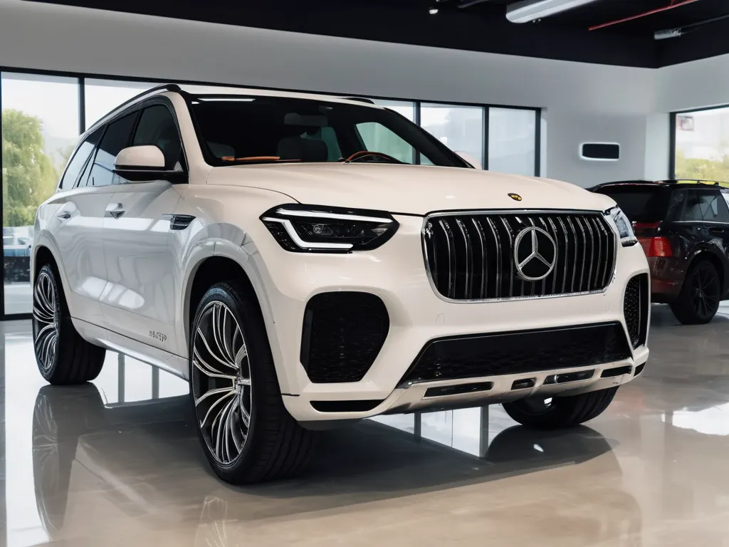 Ceramic coated luxury SUV