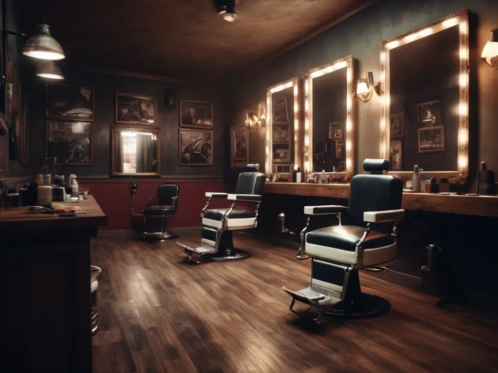 Babar Barbershop Interior