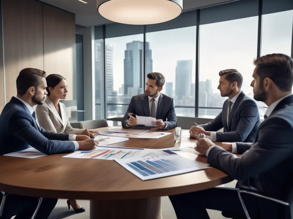 Business strategy meeting