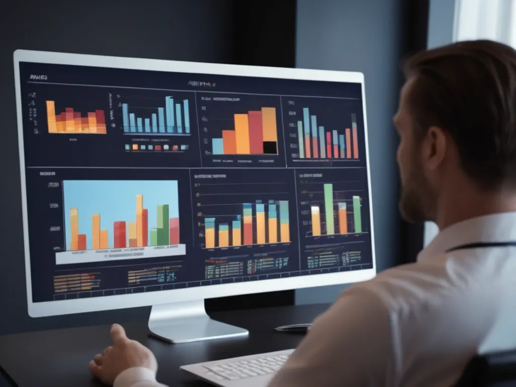 Consultant presenting data
