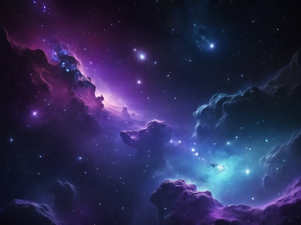 Deep space starfield background