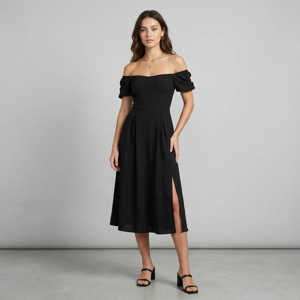 Off Shoulder Black