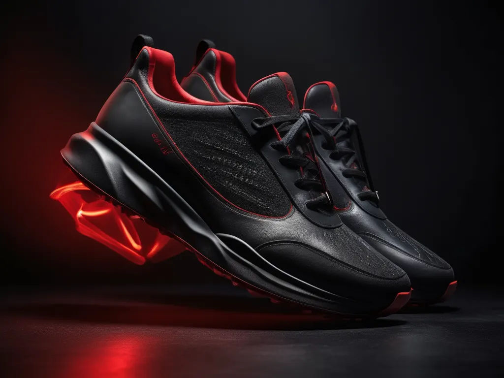 VELOX premium black athletic shoe collection