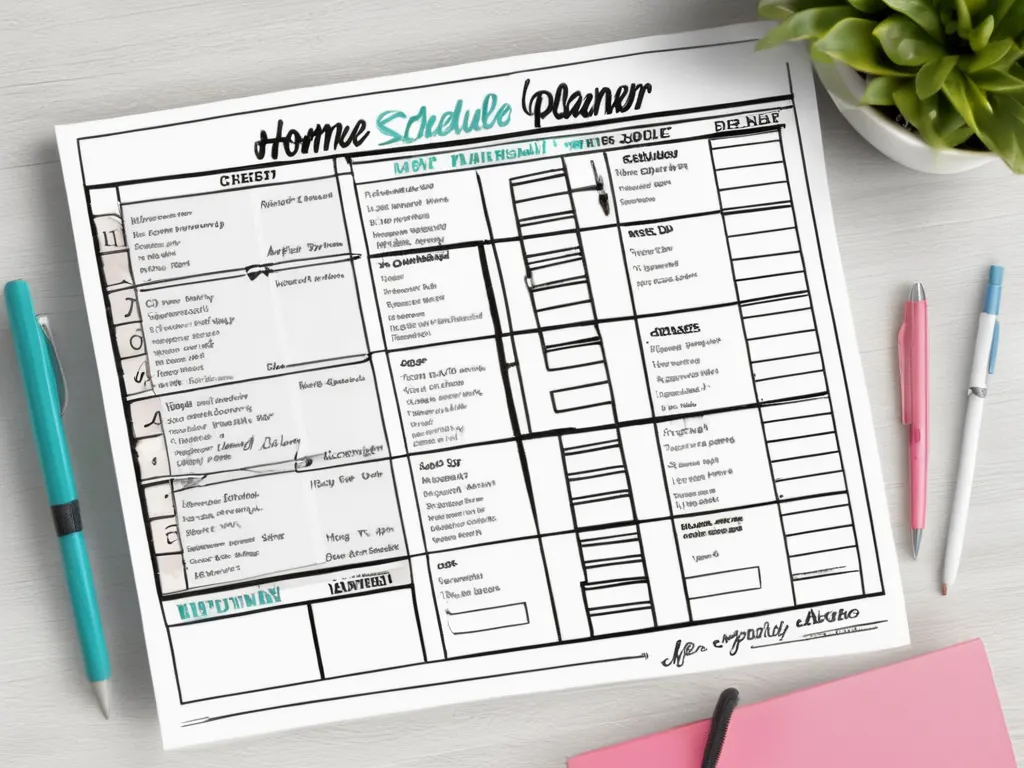 Cleaning schedule blog
