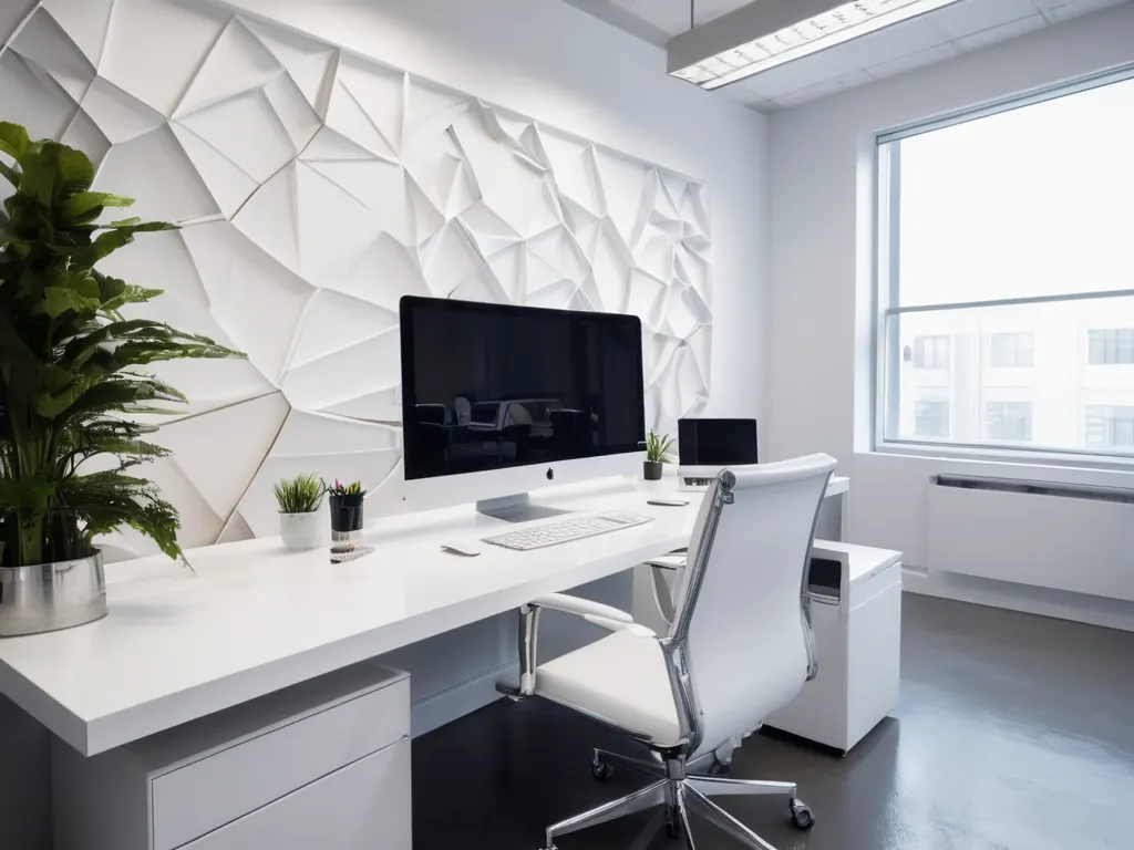 Modern office painting project