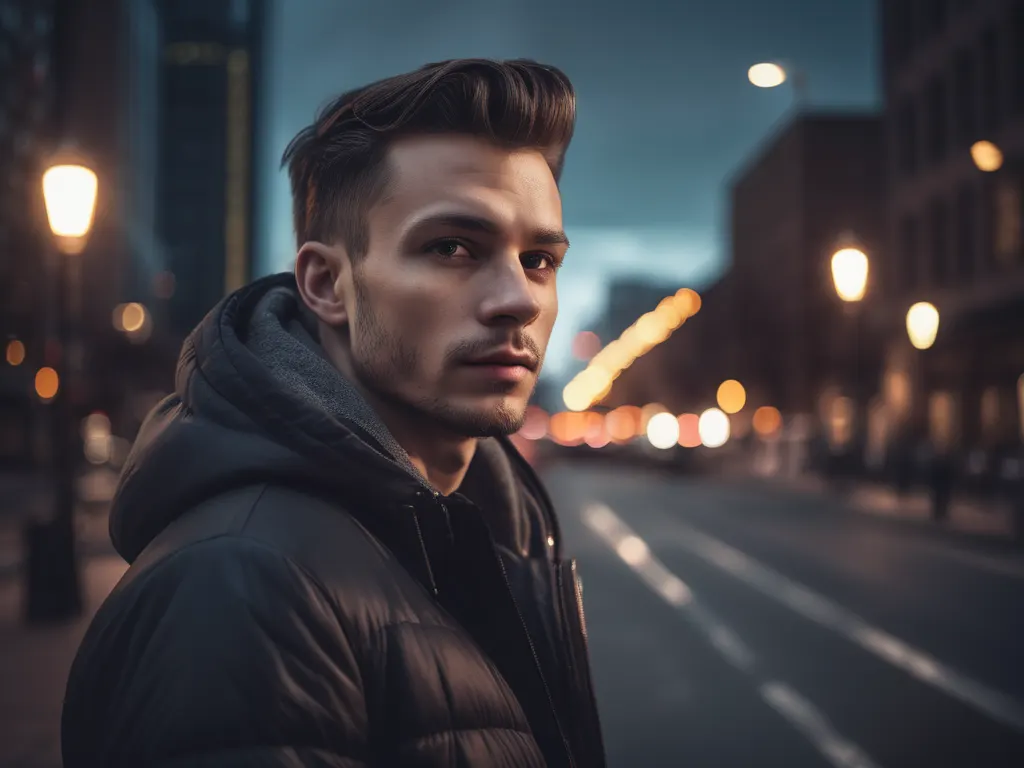 Male portrait photography