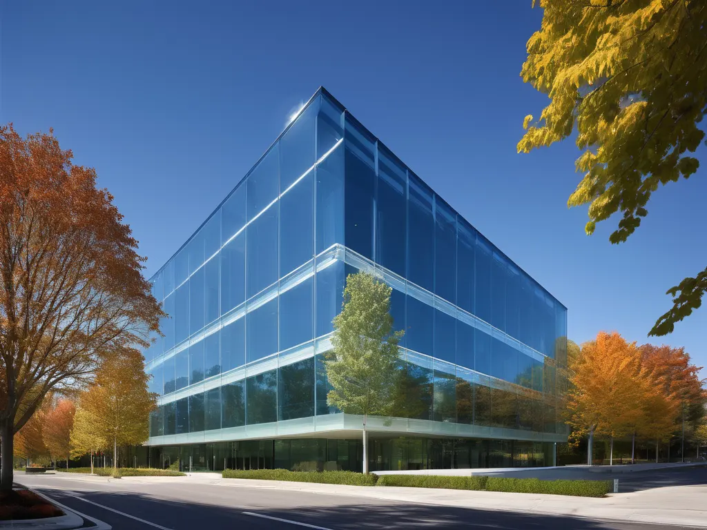 Modern commercial building