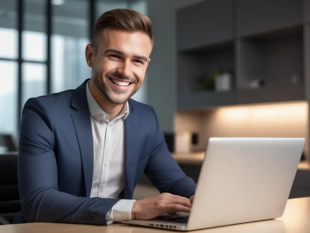IT Professional with laptop