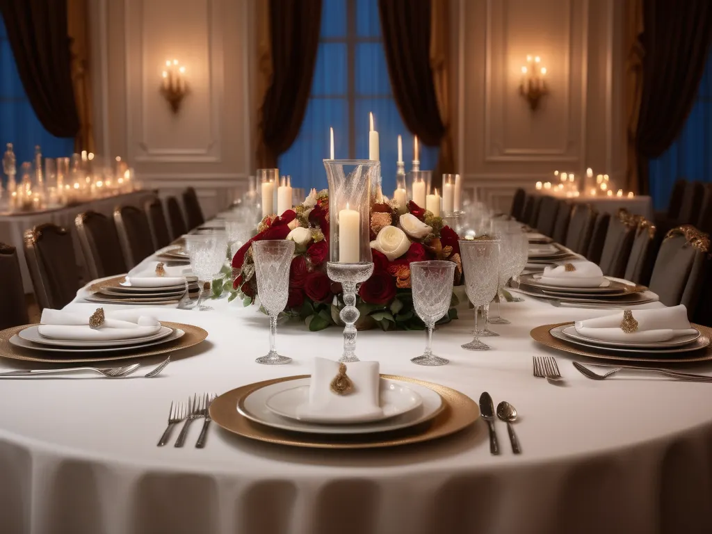 Elegant dining setup