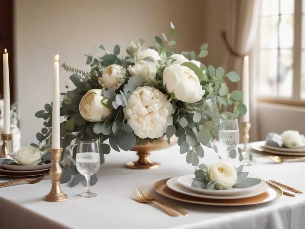 Wedding floral arrangement